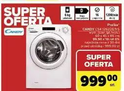 Carrefour Pralka cs41262de/1-s Candy oferta