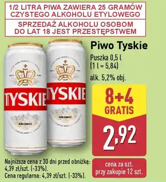 ALDI Piwo Tyskie oferta