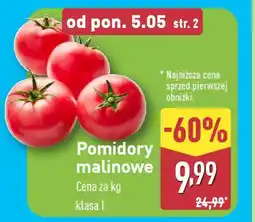 ALDI Pomidory malinowe oferta