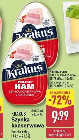 ALDI Krakus szynka konserwowa oferta