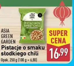 ALDI Asia green garden pistacje o smaku słodkiego chili oferta