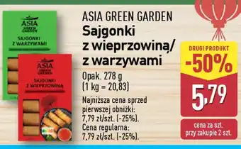 ALDI Asia green garden sajgonki z wieprzowiną/ z warzywami oferta