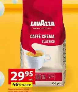 Auchan Kawa ziarnista Crema Classico Lavazza oferta