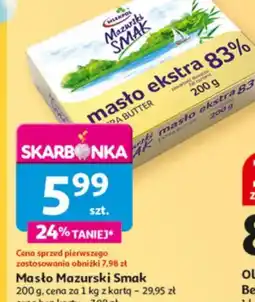 Auchan Masło Mazurski Smak oferta
