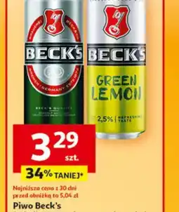 Auchan Piwo Beck's oferta