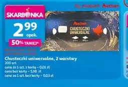 Auchan Chusteczki uniwersalne Auchan oferta