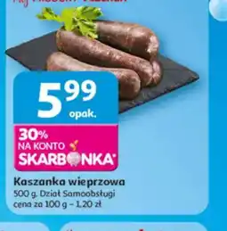 Auchan Kaszanka wieprzowa oferta