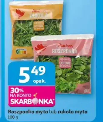 Auchan Roszponka myta lub rukola myta oferta