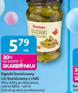 Auchan Ogórki korniszony Auchan oferta