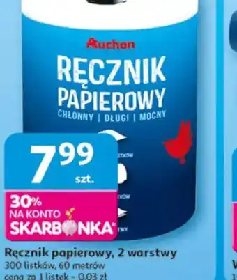 Auchan Ręcznik papierowy Auchan oferta
