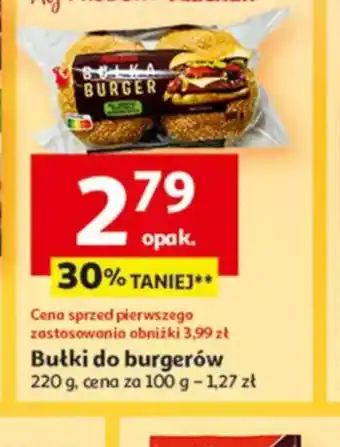 Auchan Bułki do burgerów oferta