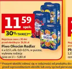 Auchan Piwo Okocim Radler oferta