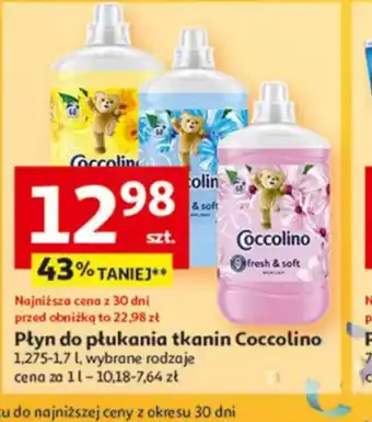 Auchan Płyn do płukania tkanin Coccolino oferta