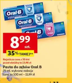 Auchan Pasta do zębów Oral B oferta