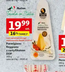 Auchan Parmezan Parmigiano Reggiano oferta