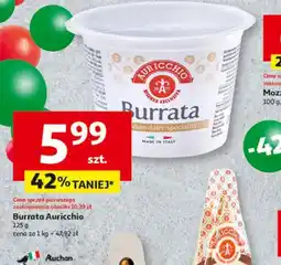 Auchan Burrata Auricchio oferta