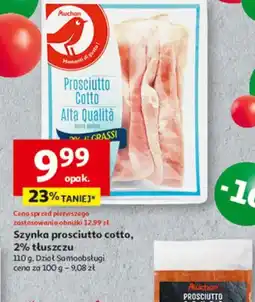 Auchan Szynka prosciutto cotto oferta