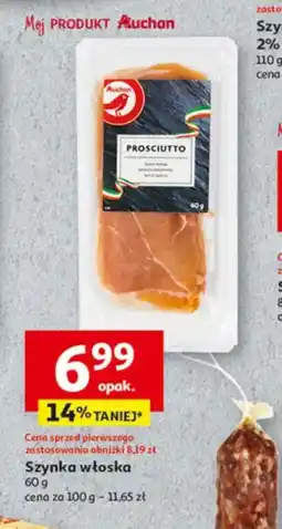 Auchan Szynka włoska oferta