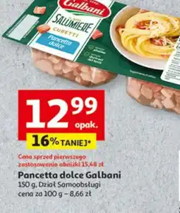 Auchan Pancetta dolce Galbani oferta