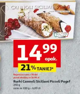 Auchan Rurki Cannoli Siciliani Piccoli Pagef oferta