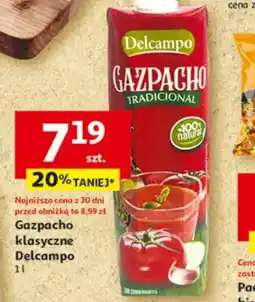 Auchan Gazpacho klasyczne Delcampo oferta