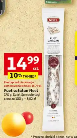 Auchan Fuet catalan Noel oferta