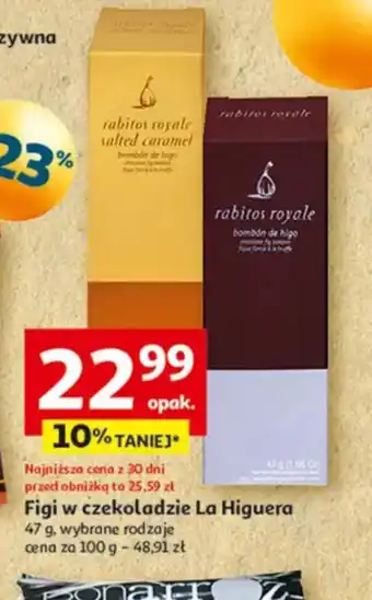 Auchan Figi w czekoladzie La Higuera oferta