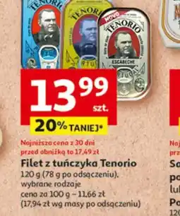 Auchan Filet z tuńczyka Tenorio oferta