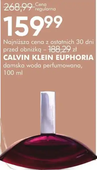 SuperPharm Woda perfumowana damska Calvin Klein oferta