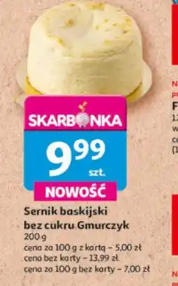Auchan Sernik baskijski bez cukru Gmurczyk oferta