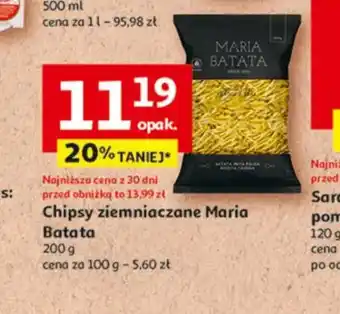 Auchan Chipsy ziemniaczane Maria Batata oferta