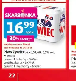 Auchan Piwo Zywiec oferta