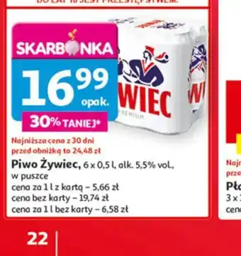 Auchan Piwo Zywiec oferta