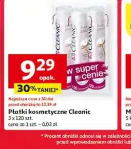 Auchan Płatki kosmetyczne Cleanic oferta