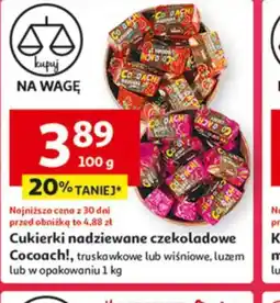Auchan Cukierki nadziewane czekoladowe Cocoach! oferta