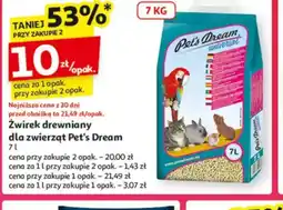 Auchan Zwirek drewniany dla zwierząt Pet's Dream oferta