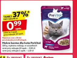 Auchan Mokra karma dla kota PreVital oferta