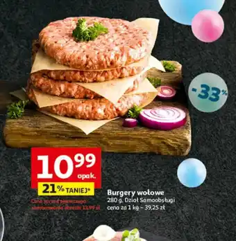Auchan Burgery wołowe oferta