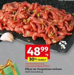 Auchan Mięso na strogonowa wołowe oferta