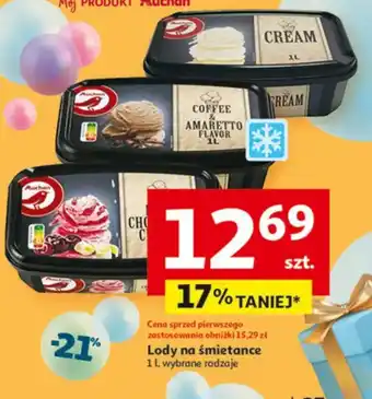 Auchan Lody na śmietance oferta