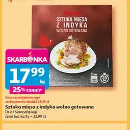 Auchan Sztuka mięsa z indyka wolno gotowana oferta