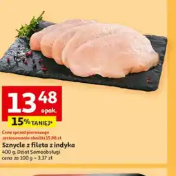Auchan Sznycle z fileta z indyka oferta