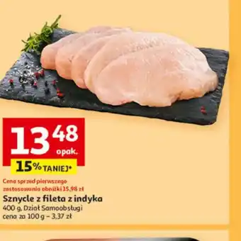Auchan Sznycle z fileta z indyka oferta
