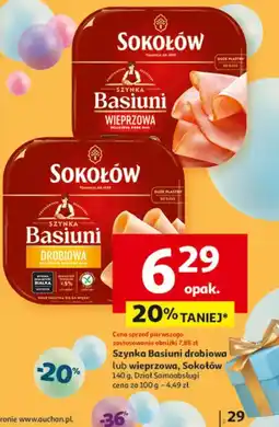 Auchan Szynka Basiuni oferta