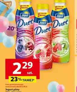 Auchan Jogurt pitny Jovi Duet oferta