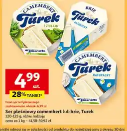 Auchan Ser pleśniowy camembert lub brie, Turek oferta