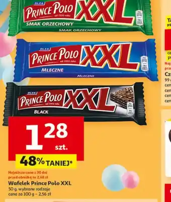 Auchan Wafel Prince Polo XXL oferta