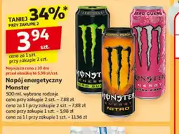 Auchan Napój energetyczny Monster oferta