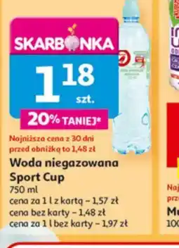 Auchan Woda niegazowana Sport Cup oferta