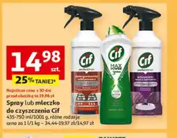 Auchan Spray lub mleczko do czyszczenia Cif oferta